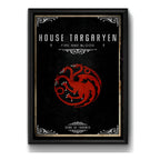 Cuadro Casas De Game Of Thrones Juego De Tronos Decoracion