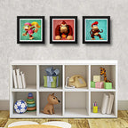 Set 3 Cuadros Donkey Kong Game Videojuego Geek Decoracion