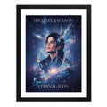 Cuadro Michael Jackson Eternal Icon Musica Pop Rock Arte Marco Negro