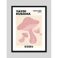 Cuadro Yayoi Kusama Cucumelo Hongos Tokyo Arte Japones Marco Negro