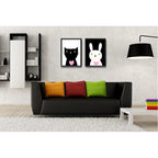 Set 2 Cuadros Perro Frase Decoracion Infantil Dormitorio