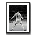 Cuadro Cristiano Ronaldo Cr7 Foto Iconica Fútbol Deporte Marco Negro