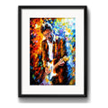 Cuadro Eric Clapton Pop Art Guitarra Decoracion Con Paspartú Marco Negro