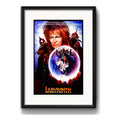 Cuadro Laberinto David Bowie Pelicula 53x43cm Con Paspartú Marco Negro