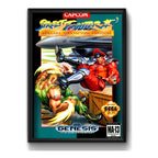 Cuadro Street Fighter 2 Juego Retro Game Geek Decoracion
