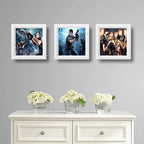 Set 3 Cuadros Resident Evil Re4 Juego Game Decoracion Geek