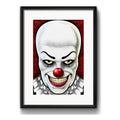 Cuadro Pennywise Art It Eso Payaso Pelicula Terror Paspartú Marco Negro