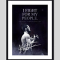Cuadro Khabib Nurmagomedov Motivacional Deporte Mma Ufc Gym Khabib Frase 2 Marco Negro