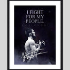 Cuadro Khabib Nurmagomedov Motivacional Deporte Mma Ufc Gym Khabib Frase 2 Marco Negro