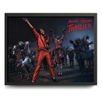 Cuadro Michael Jackson Thriller Efecto 3d Musica Pop Rock Marco Negro
