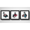 Set 3 Cuadros Super Bowl Nfl Futbol Americano Jugadores Club