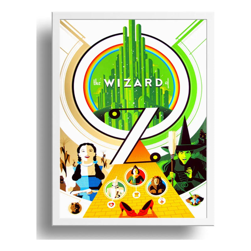 Cuadro El Mago De Oz Pop Art Pelicula Retro Decoracion