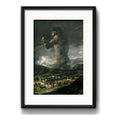 Cuadro Francisco De Goya El Coloso Arte Con Paspartú Marco Negro