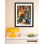 Cuadro Dormitorio Living Paul Cézanne El Jarrón De Flores Marco Negro