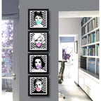 Set 4 Cuadros Marilyn Monroe Audrey Hepburn Twigy Liz Taylor