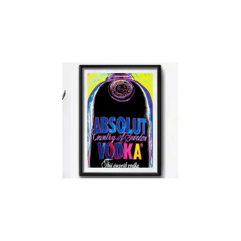 Cuadro Vodka Pop Art Andy Warhol Arte Cocina Pub Decoracion