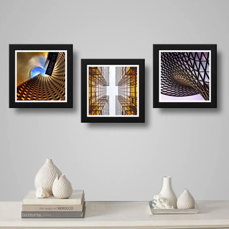 Set 3 Cuadros Arquitectura Moderna Decoracion Estudio Brs2