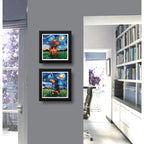 Set 2 Cuadros Perro Van Gogh Dachshund Mascotas Decoracion