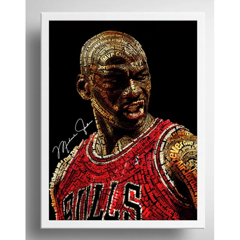 Cuadro Michael Jordan Frases Basket Nba Chicago Bulls