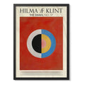 Cuadro Dormitorio Living Hilma Klint El Cisne N. 17 Museo Marco Negro