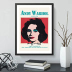 Cuadro Andy Warhol Pop Art Monroe Mariposa Flores Decoracion Andy Warhol Elizabeth Taylor Marco Negro