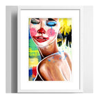 Cuadro Payasa Pop Art Artista Circo Decoracion Con Paspartú