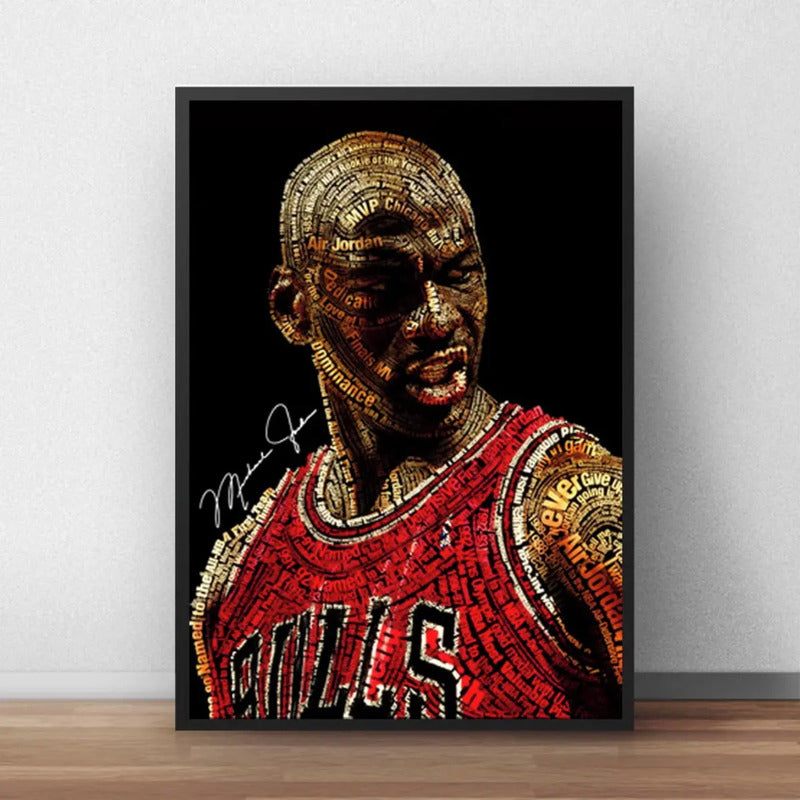 Cuadro Michael Jordan Frases Basket Nba Chicago Bulls