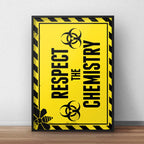 Cuadro Respect The Chemistry Breaking Bad Serie Decoracion Marco Negro