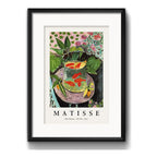 Cuadro Matisse Exposicion Abstracto Br6 53x43cm Con Paspartú Marco Negro