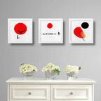 Set 3 Cuadros Boho Chic Hojas Flor Arte Decoracion