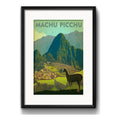 Cuadro Machu Picchu Peru Ciudad Arte Decoracion Con Paspartú