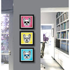 Set 3 Cuadros Perro Yorkshire Pop Art Mascota Pet Decoracion