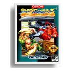 Cuadro Street Fighter 2 Juego Retro Game Geek Decoracion