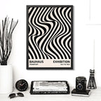 Cuadro Bauhaus Exposición Arte Exhibition Monocromatico Bauhaus 32 Negro