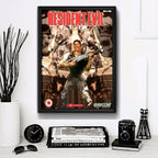 Cuadro Resident Evil Game Retro Playstation Videojuego Gamer Marco Negro