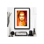 Cuadro Buda Budismo Meditacion Zen Feng Shui Con Paspartu