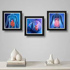 Set 3 Cuadros Gastroenterología Médico Cuerpo Humano Clinica