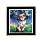 Cuadro Perro Gato Van Gogh Arte Mascotas Decoracion Pet
