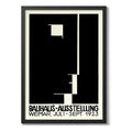 Cuadro Bauhaus Exposición Arte Exhibition Monocromatico Bauhaus 22 Monocromatico Marco Negro