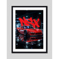 Cuadro Honda Nsx Acura Auto Modelo Icónico Decoracion Marco Negro