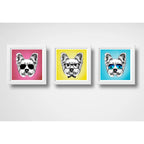 Set 3 Cuadros Perro Yorkshire Pop Art Mascota Pet Decoracion