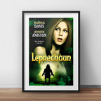 Cuadro Leprechaun El Duende Pelicula Terror Con Paspartú Marco Negro