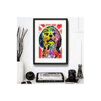 Cuadro Perro Pop Art Todas Las Razas Decoracion Con Paspartú