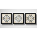 Set 3 Cuadros Mandalas Nude Arte Boho Zen Decoracion