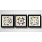 Set 3 Cuadros Mandalas Nude Arte Boho Zen Decoracion