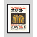 Cuadro Yayoi Kusama Arte Japones Exposición Obras Decoracion Yayoi Kusama Pumpkin 2 Marco Negro