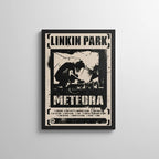 Cuadro Linkin Park Meteora Album Nu Metal Rock Musica Marco Negro