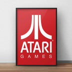 Cuadro Atari Retro Game Videojuego Geek Decoracion