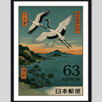 Cuadro Paisajes Arte Japón Monte Fuji Flor Sakura Decoracion Paisaje Japones 1 Marco Negro