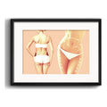 Cuadro Estetica Plastica Botox Lipo Clinica Arte Paspartu